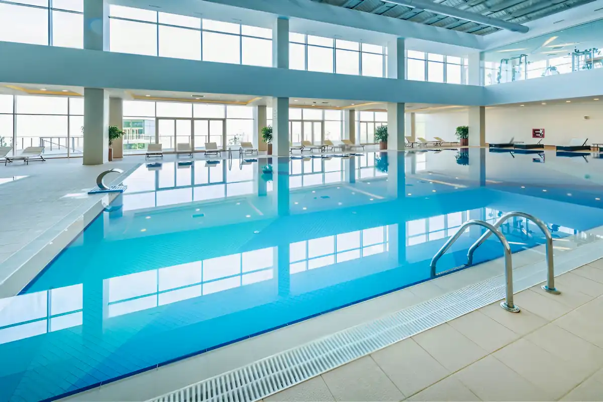 Commercial indoor swimming pool project