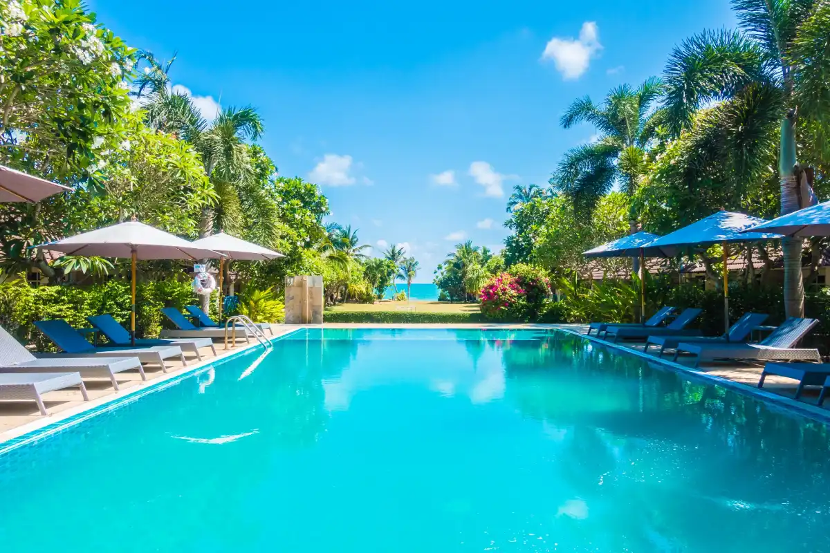 Luxury villa swimming pool project in UAE