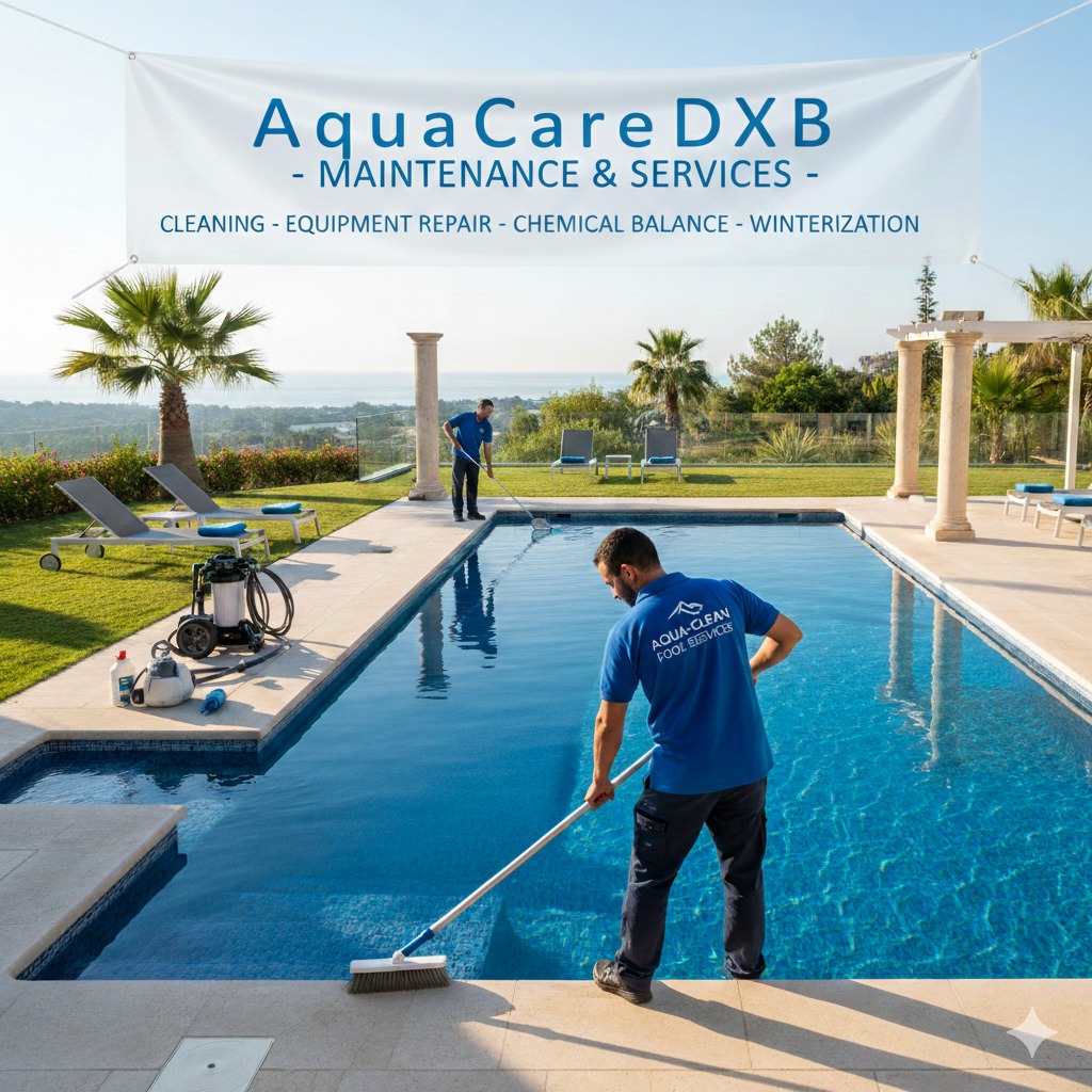 Aqua Care swimming pool maintenance services in the UAE